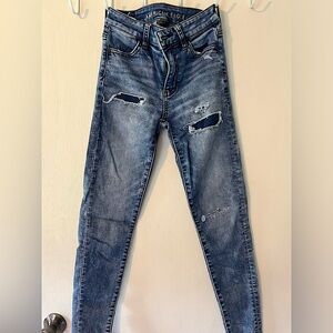 American eagle skinny stretch jeans
